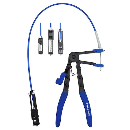 Astro Pneumatic HOSECLAMP PLIER W/3 CABLES & 4 JAWS AO94093